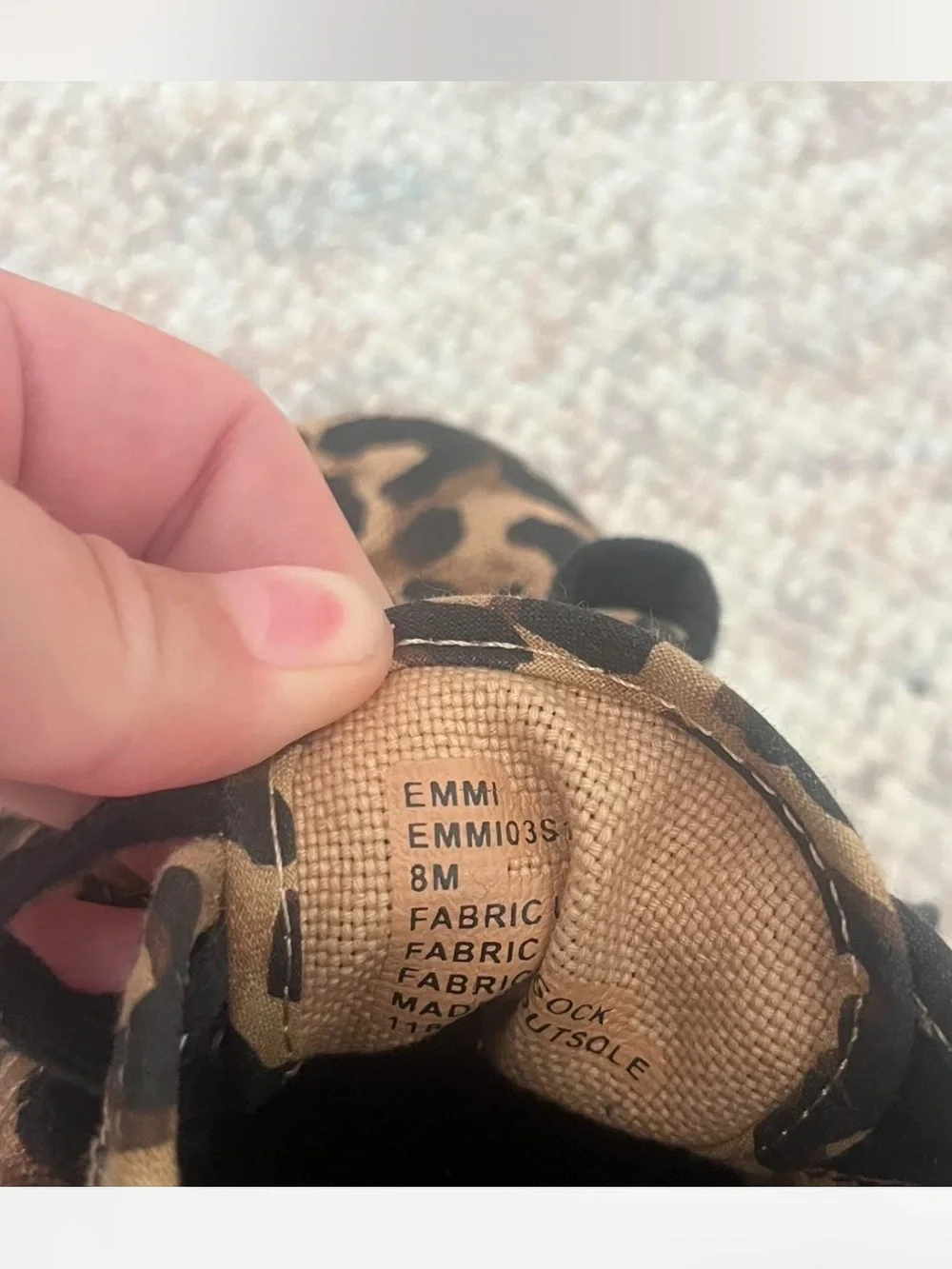 Steve Madden low top cheetah print sneaker.